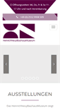 Mobile Screenshot of heinrichneuybauhausmuseum.de